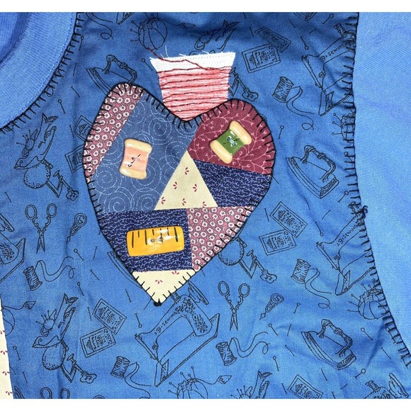 Vintage Quilter’s 3D Jacket Sewing Handmade Women’s Large Cross Stitch Craft Y2K - Picture 6 of 12